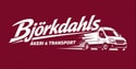 Logotyp för Björkdahls Åkeri och Transport – budbil och transporter